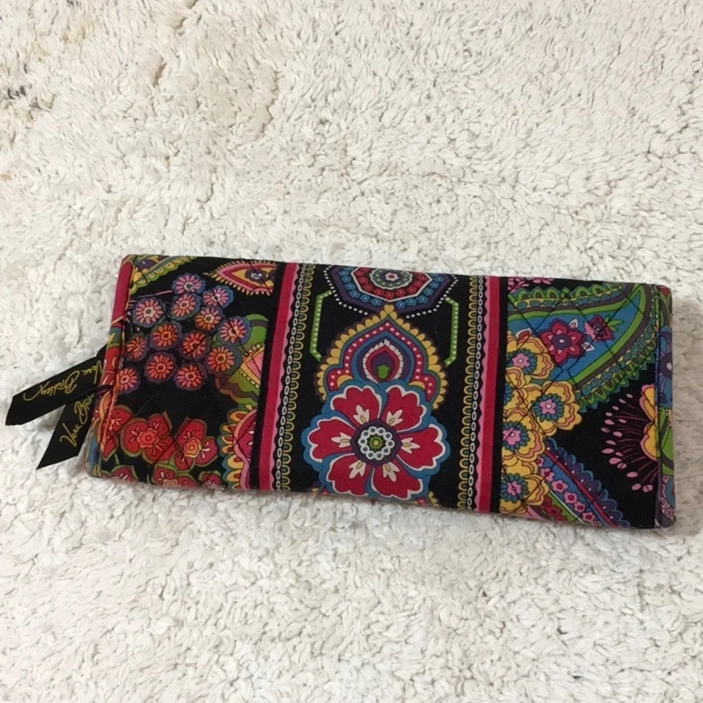 Vera Bradley floral trifold wallet